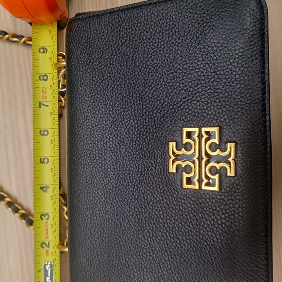 NEW TORY BURCH BLACK LEATHER PURSE - Picture 7 of 7